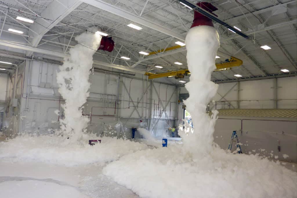 Foam Suppression System Hangar